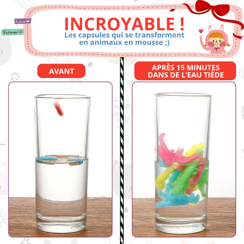 12Pcs Magic Animal Grow Capsules – Soak & Watch Them Grow, Babies and Toys