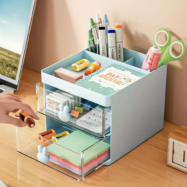 Multi-Purpose Storage Organizer With Drawers