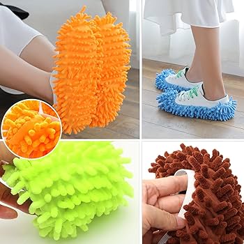 1 Pcs Microfiber Cleaning Slipper Mop
