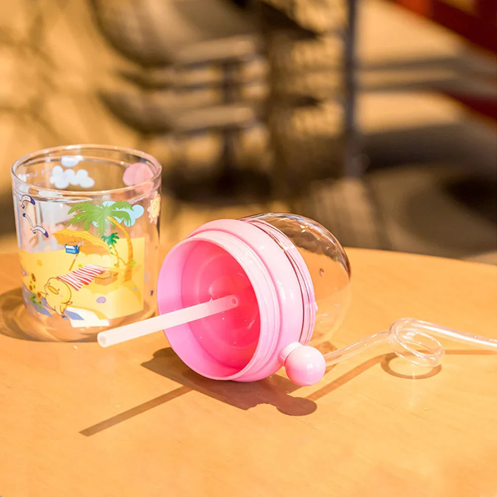 Dolphin Fountain Fancy Kids Water Bottle