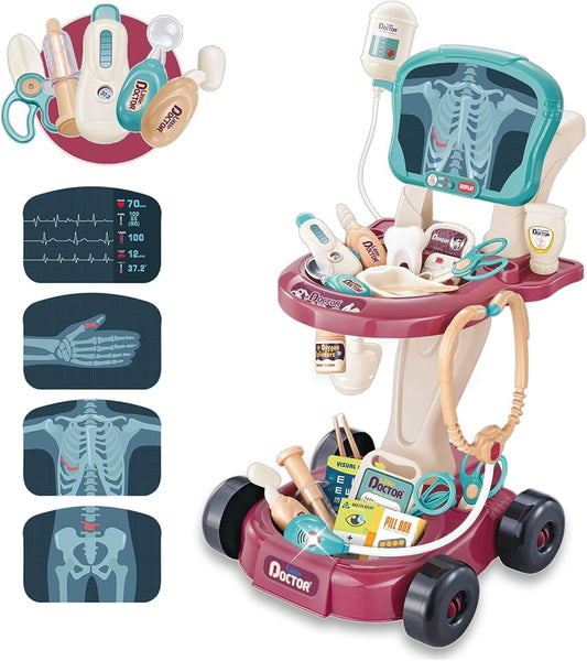 29 Pcs Kids Doctor Set – Mini Clinic, Babies and Toys