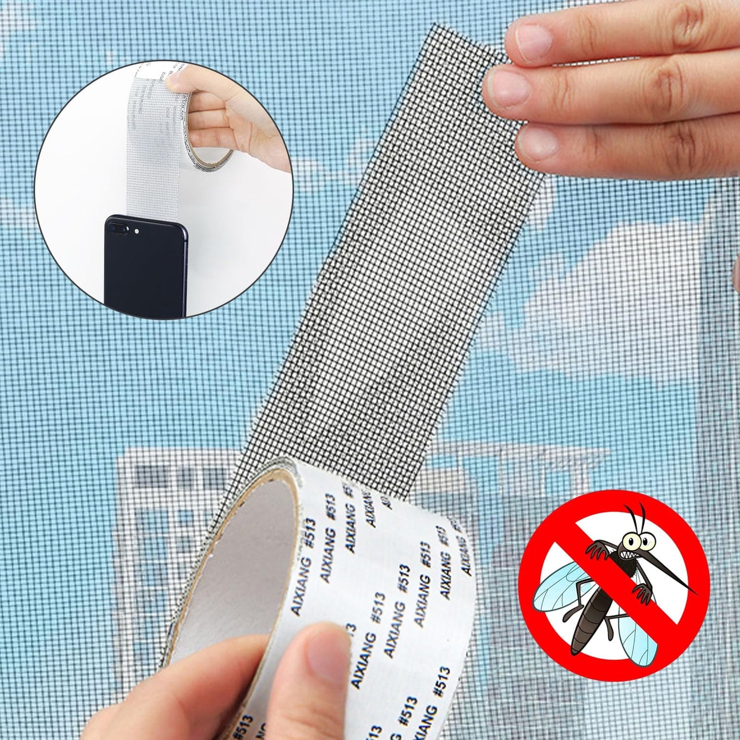 2M Mosquito Mesh Tape, Home and Living