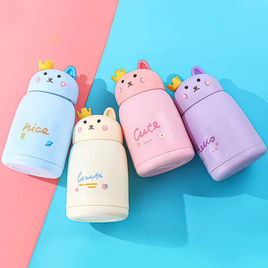 360ml Bunny Double Glass Water Bottle