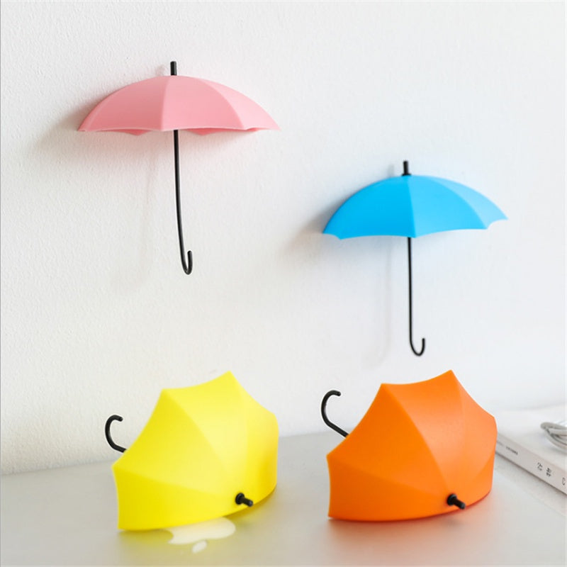 3 Pcs Multi Purpose Umbrella Wall Hooks