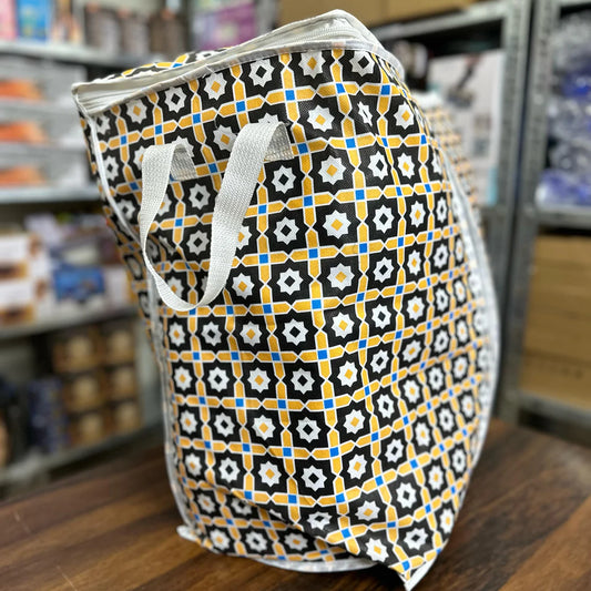 Traditional Ajrak Print Organizer Bag