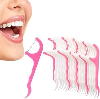 30Pcs Floss Picks With Toothpick Daily Oral Care Accessories