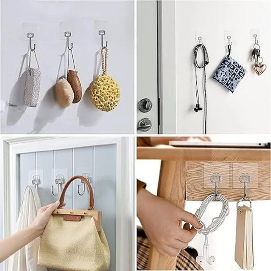 5 Pieces Self-Adhesive Wall Hook Set