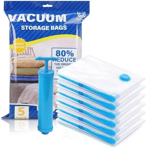 5Pcs Vacuum Storage Bags