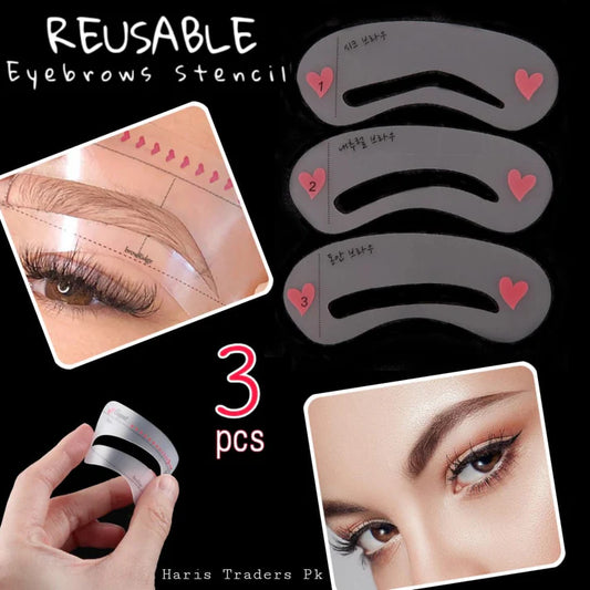 Reusable Eyebrow Shaping Stencil