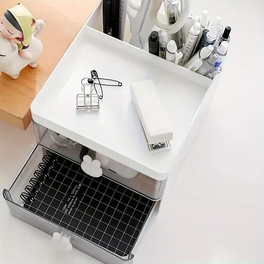 Multi-Purpose Storage Organizer With Drawers