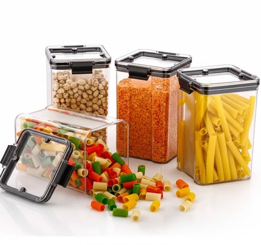 Airtight Food Containers – Secure Lid & Easy Access, Kitchen Accessories