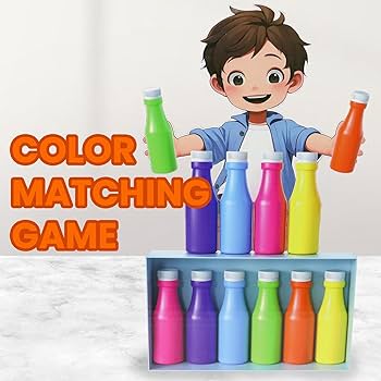 Bottle Pairing Toy – Kid-Friendly, Babies and Toys