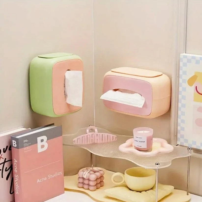 Elegant Tissue Box Storage Organizer