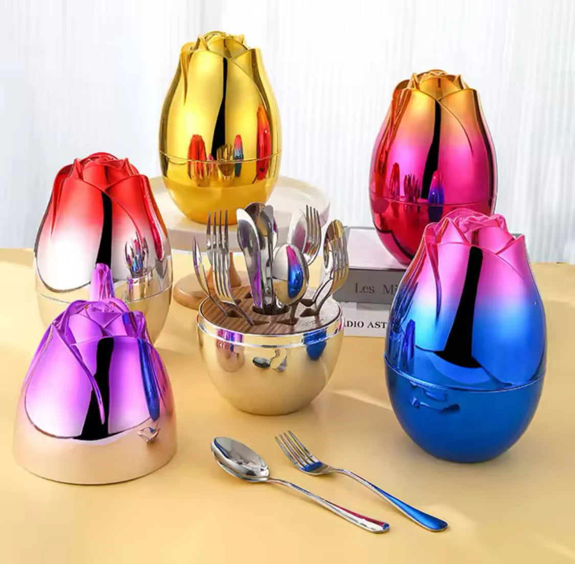 Luxury Golden Cutlery Set