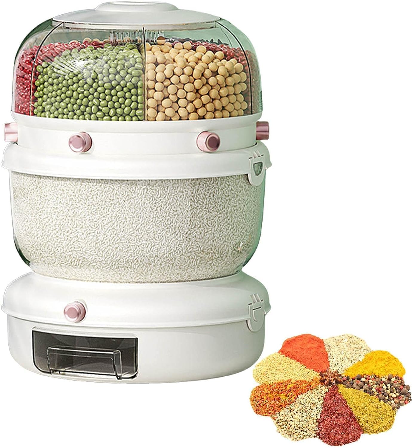 Circular Rotating Snack & Food Dispenser