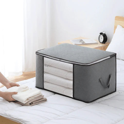 Grey Dustproof Storage Bag, Wardrobe and Organizer