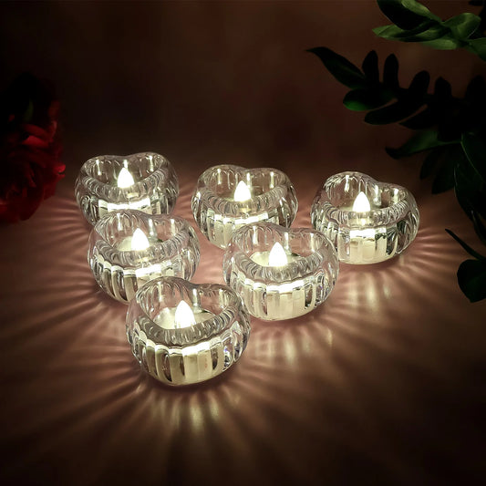Heart Shape LED Candle, Home and Living