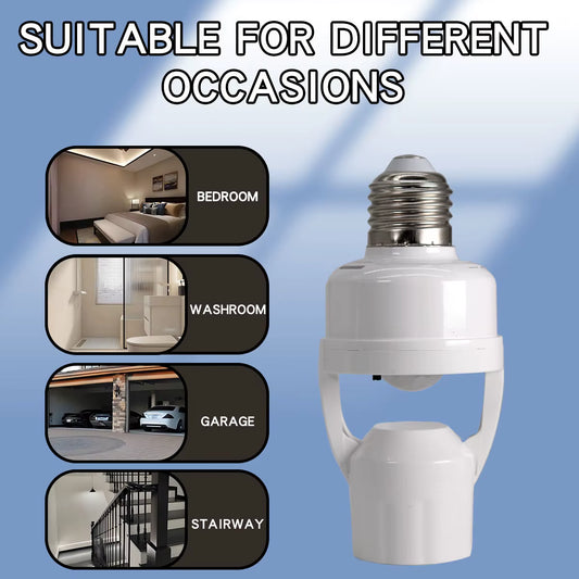 Infrared Sensor Bulb Holder Motion Activated Automatic Light Socket