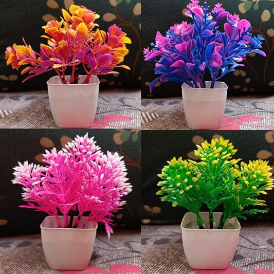 Mini Artificial Plants Set of 3 – Stylish Indoor Home Decoration