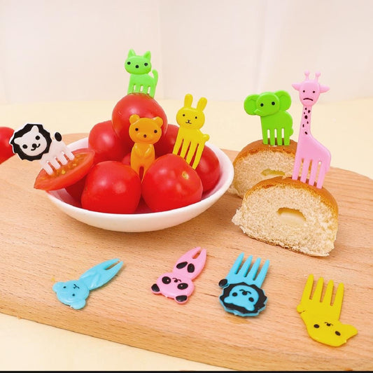 Mini Cartoon Fork Set for Kids