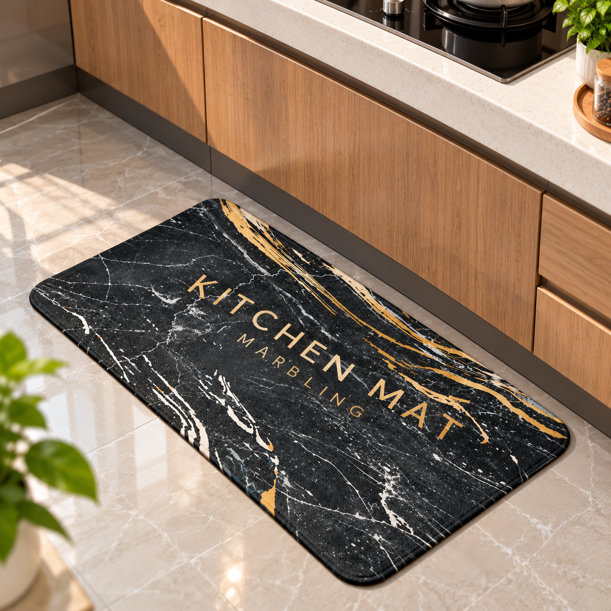 Non Slip Style Printed Doormat Modern Home Entrance Mat