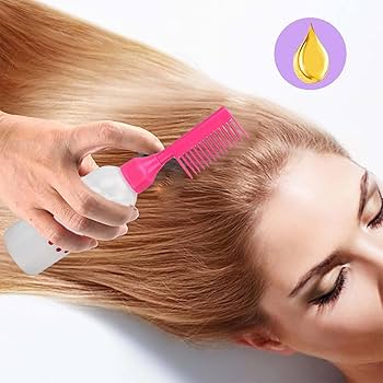 Oil Bottle With Comb, Health & Beauty