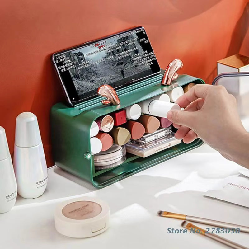 - Wall Mounted Lipstick Organizer