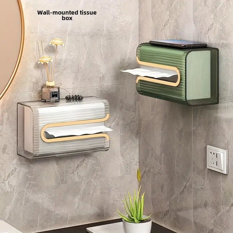Wall Mounted Transparent Tissue box