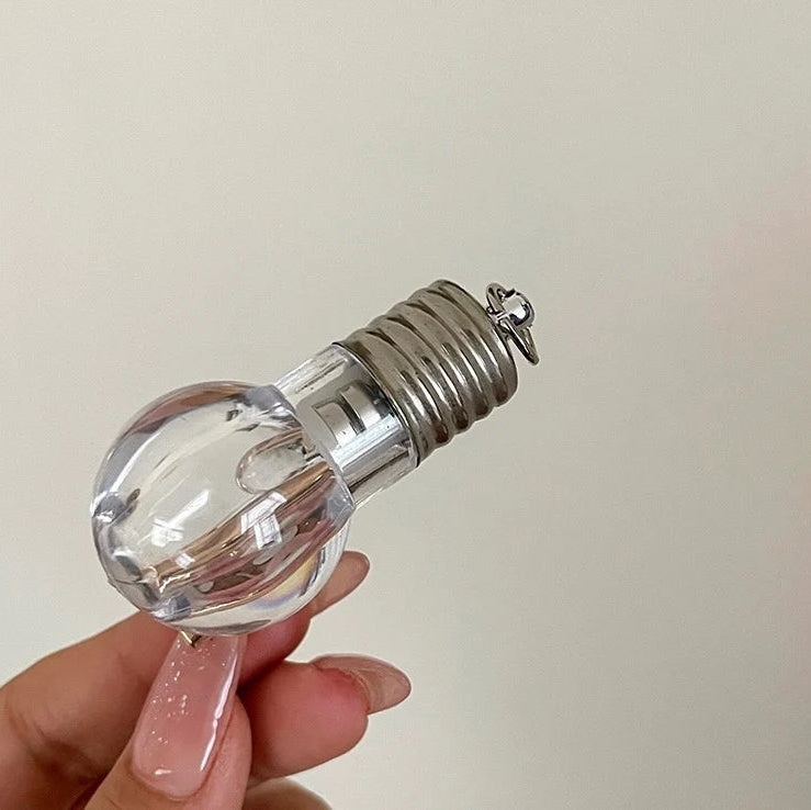 Y2K LED Hair Clip – Cute Glowing Light Bulb Hairpin for Girls