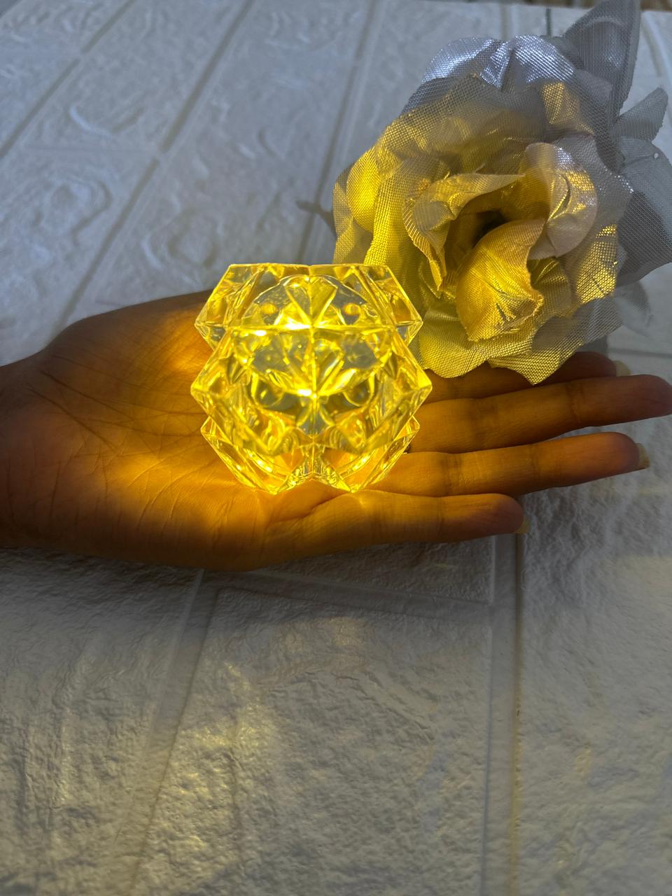 1Pcs Mini Diamond LED Lamp Cozy Light For Relaxing Mood