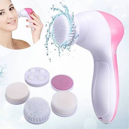 Multi Function 5 In 1 Facial Beauty Care Massager Set