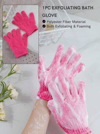 Shower Scrubbing Gloves for Easy Bathing