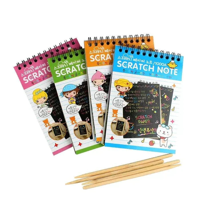 Scratch and Sketch - Fine Art(10 Pages Each Book)
