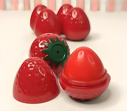 Moisturizing Strawberry Fruit Shape Lip Balm