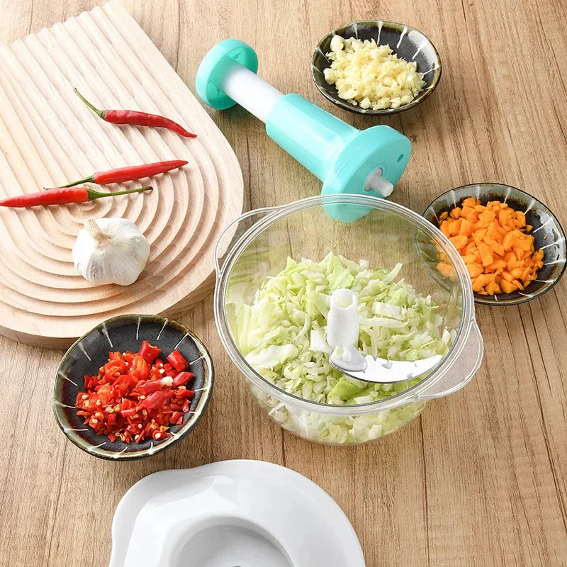 Multifunctional Hand Pat Chopper and Mixer 1.5L