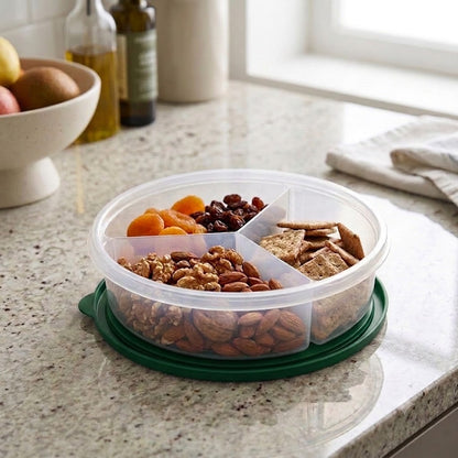 3 Compartment Plastic Food Container Box