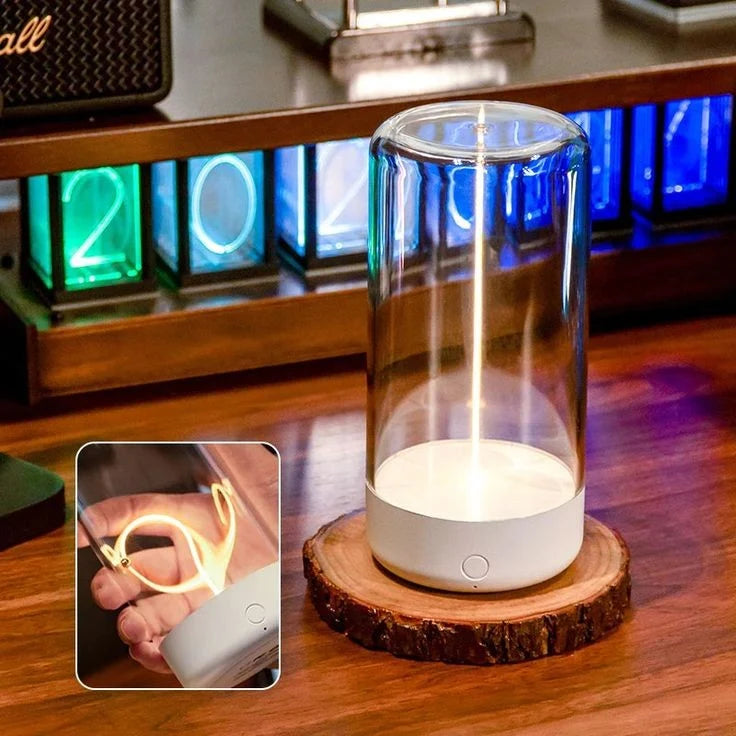 1. Rechargeable Magnetic Table Light – LED Desktop Ambient Lamp
