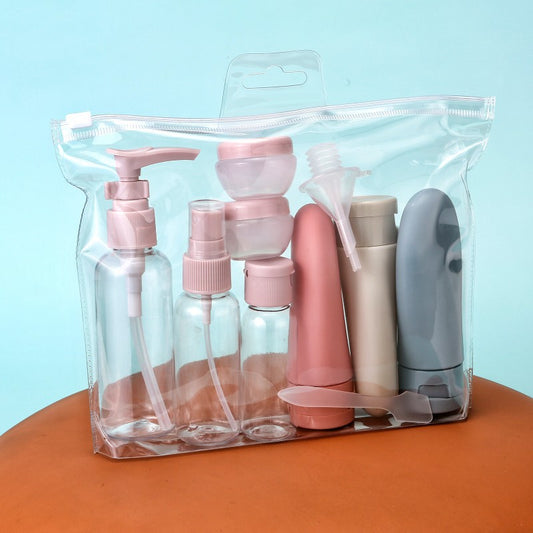 11 Pcs Portable Travel Cosmetic Kit