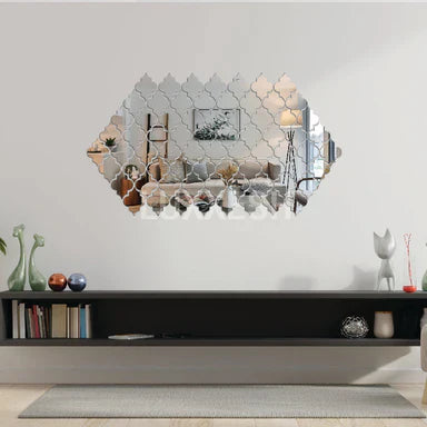 12Pcs_Acrylic_Mirror_Stickers, Home & Wall Decor