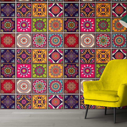 12 Pcs Tile Stickers  Ideal for Walls, Home and Wall Decor 