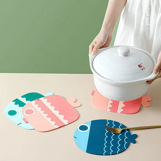 1-Piece Fish-Shaped Drink Coaster