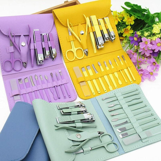 16 PCS Stainless Steel Manicure Set