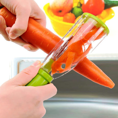 Peeler With Removable Storage Tube