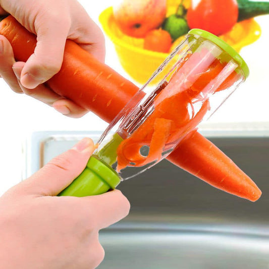 Peeler With Removable Storage Tube
