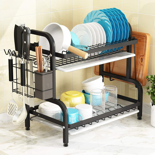 2 Tier Kitchen Dish Drying Stand
