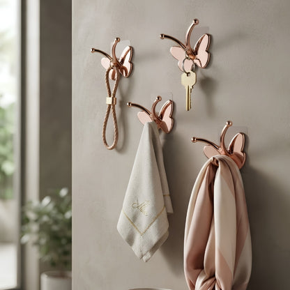 Butterfly Shaped Wall Hook Space Saving Hanging Organizer