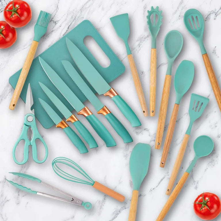19Pcs Utensil Set, Kitchen Accessories 