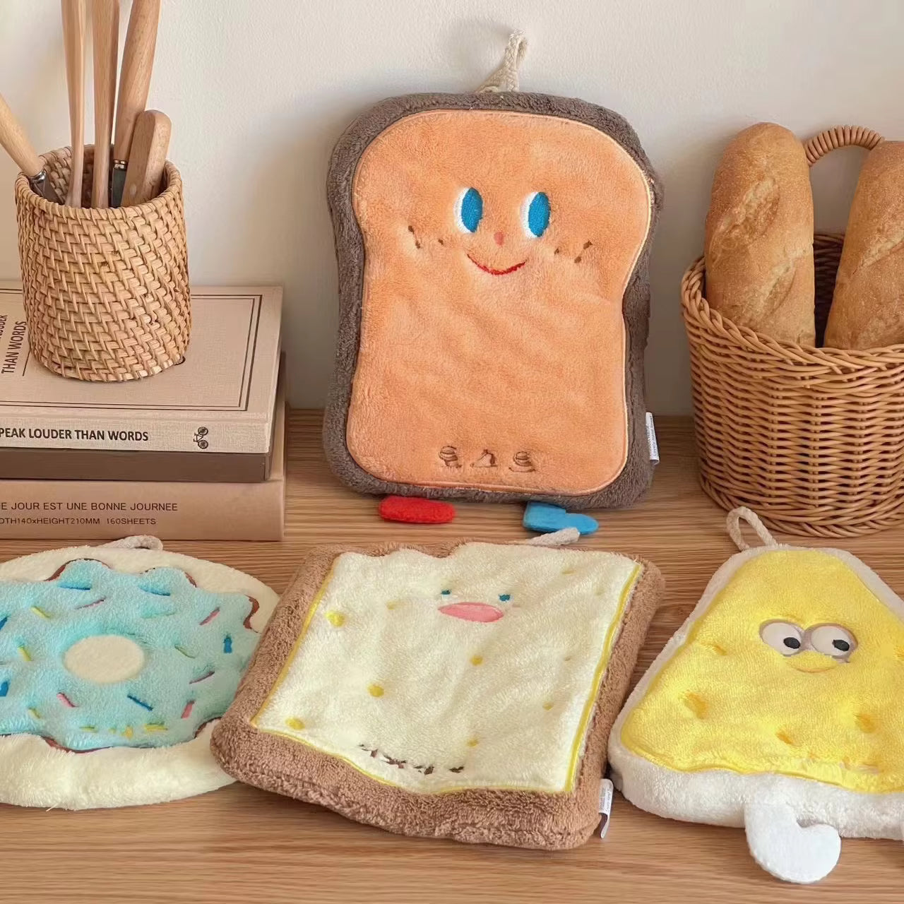 1Pcs Cartoon Kitchen Towel, Kitchen Accessories 