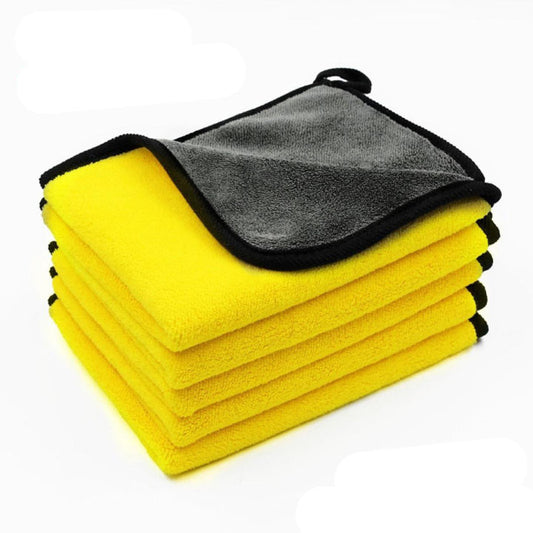 1 Pcs Yellow Microfiber Cleaning cloth