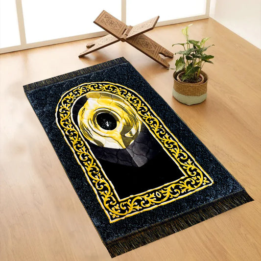 Soft Velvet Quilted Prayer Mat